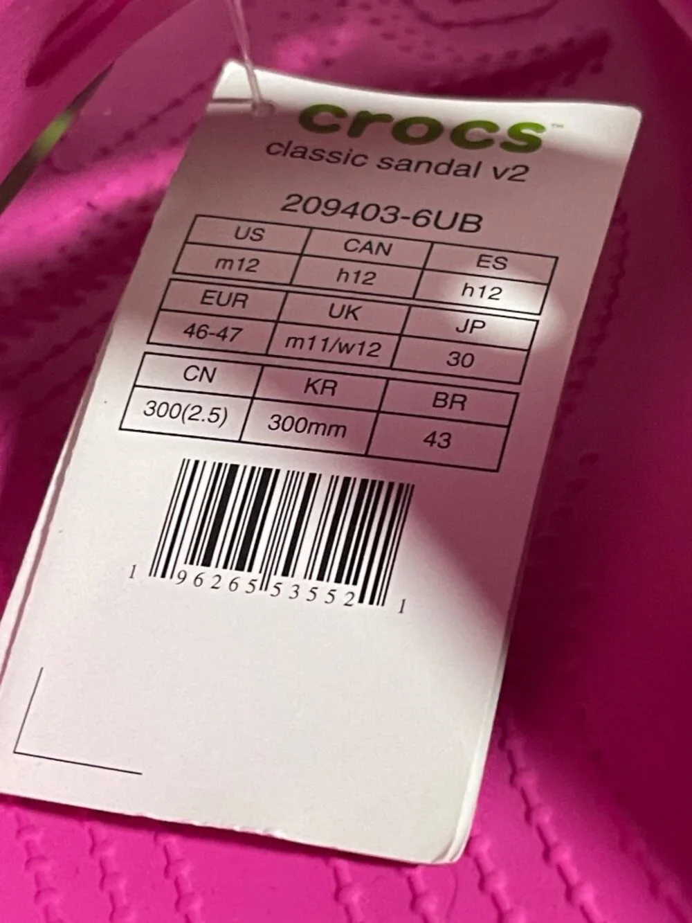 CROCS dual strap